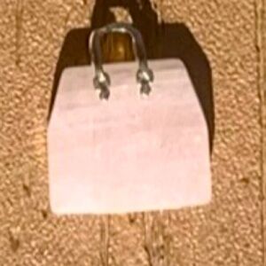 COPY - 🆕ROSE QUARTZ GENUINE NATURAL STONE QUARTZ CARVED PURSE BAG TOTE CHARM #4